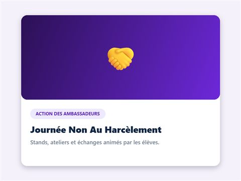 Une action menée par les ambassadeurs