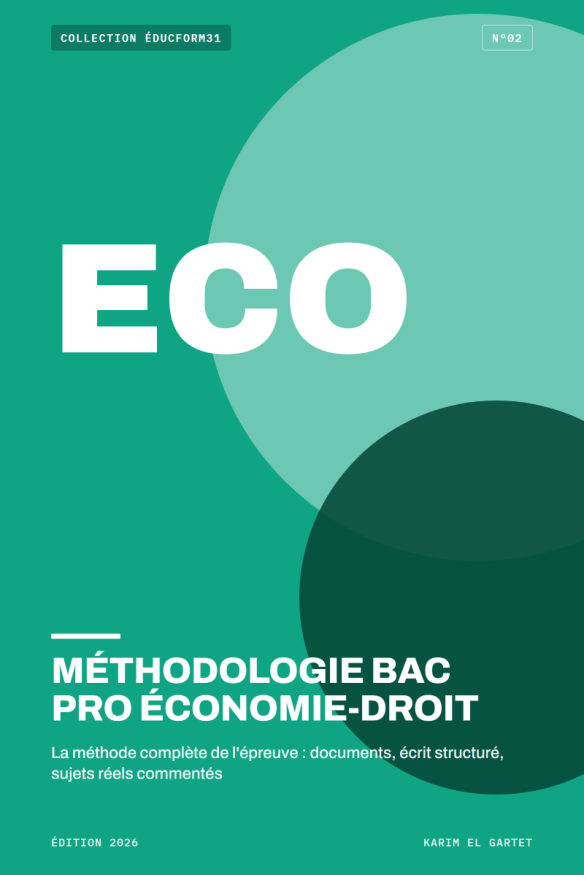 Couverture - Méthodologie Bac Pro économie-droit