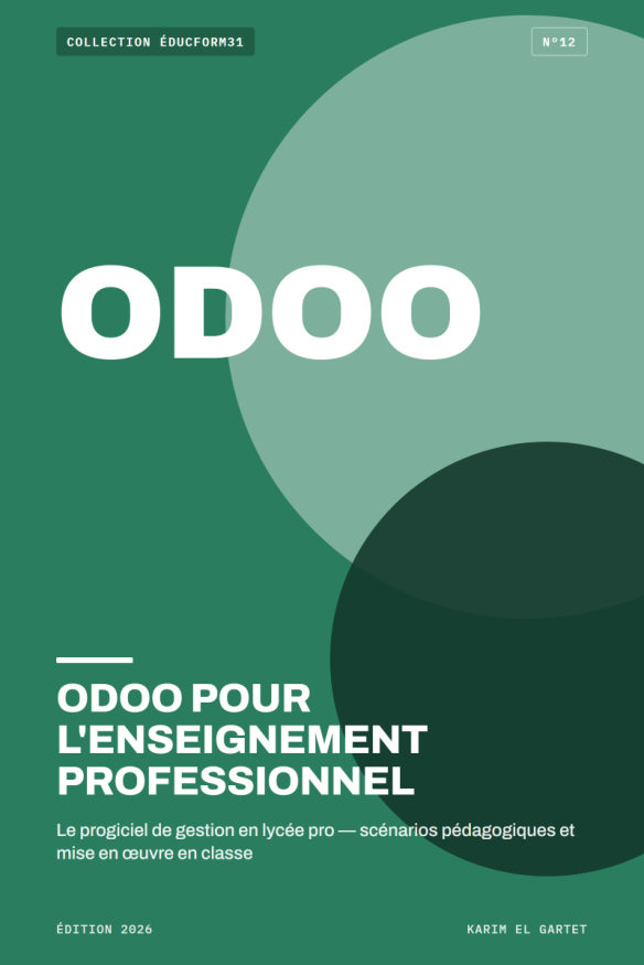 Couverture - Odoo pour l'enseignement professionnel